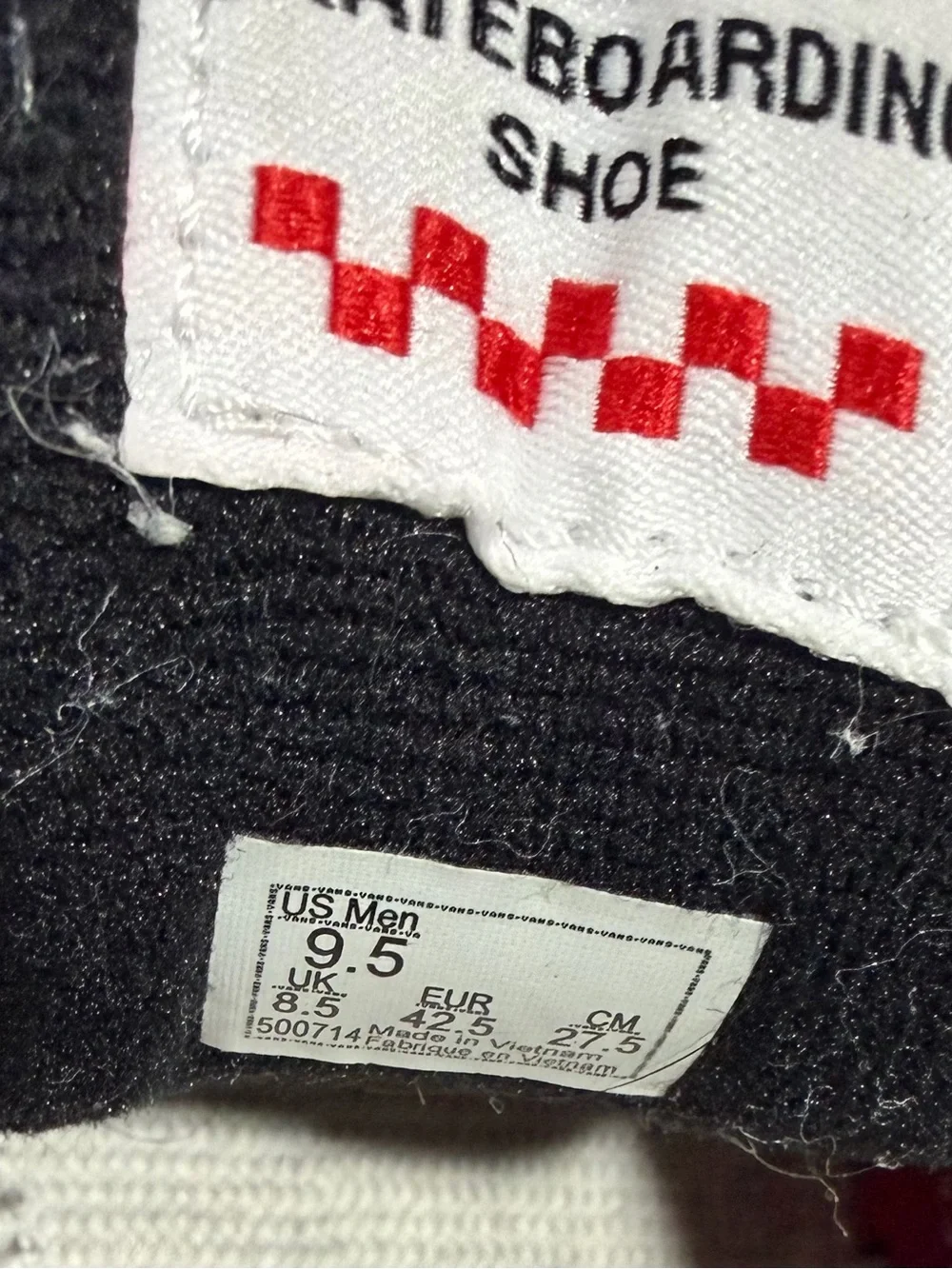 Vans Low-Top Sneakers in Light Cream with Black Accent